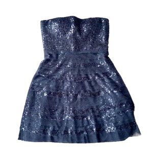 LE CHATEAU Strappy or Strapless Sequined Party Dress Size Medium New NWT